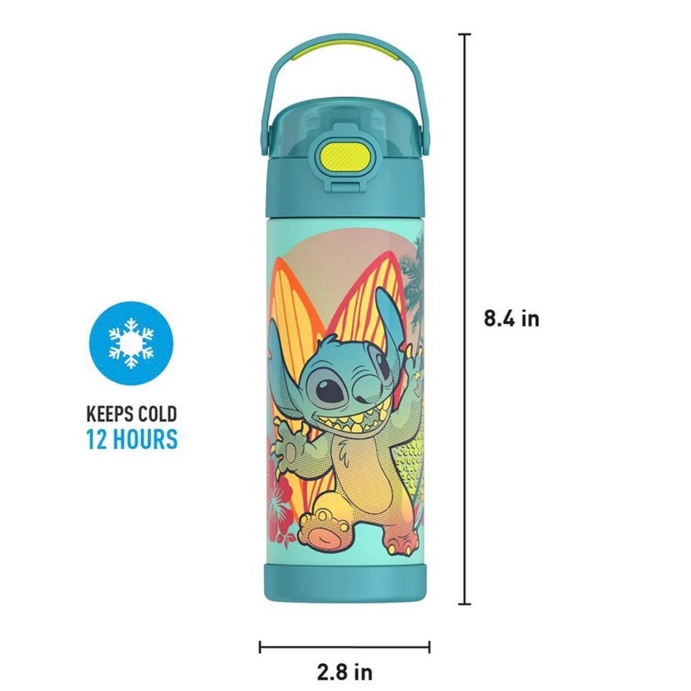 Thermos brand Stitch Themed Water Bottle - Picture 5 of 7